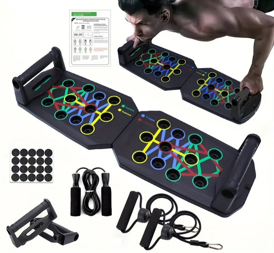 Push-up Board Set Portable Multifunctional Push-up Bar Foldable Fitness Equipment For Chest Abdomen Arms/Back Training