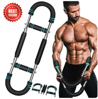 Adjustable Arm&Chest Muscle Trainer for Men-Detachable Stainless Fitness Tool