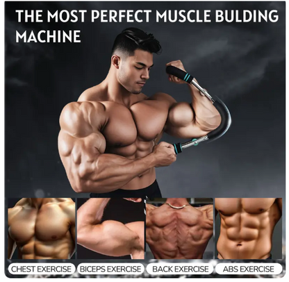 Adjustable Arm&Chest Muscle Trainer for Men-Detachable Stainless Fitness Tool