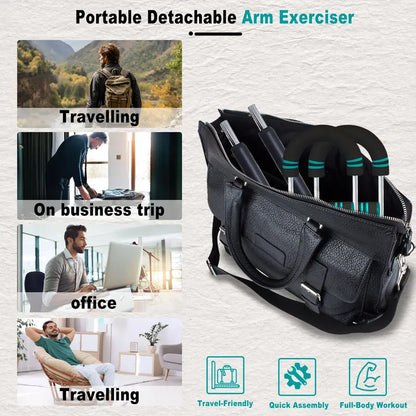 Adjustable Arm&Chest Muscle Trainer for Men-Detachable Stainless Fitness Tool
