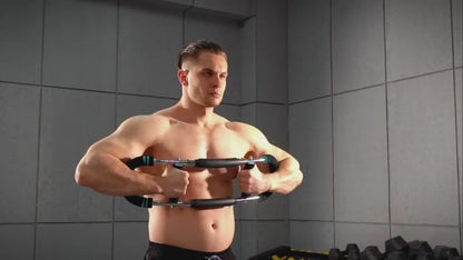 Adjustable Arm&Chest Muscle Trainer for Men-Detachable Stainless Fitness Tool
